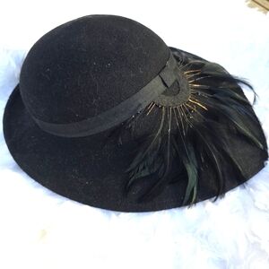 Lancaster Vintage Wool Feather Black